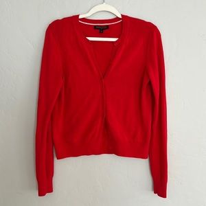 Womens Size Small Banana Republic Red Cardigan